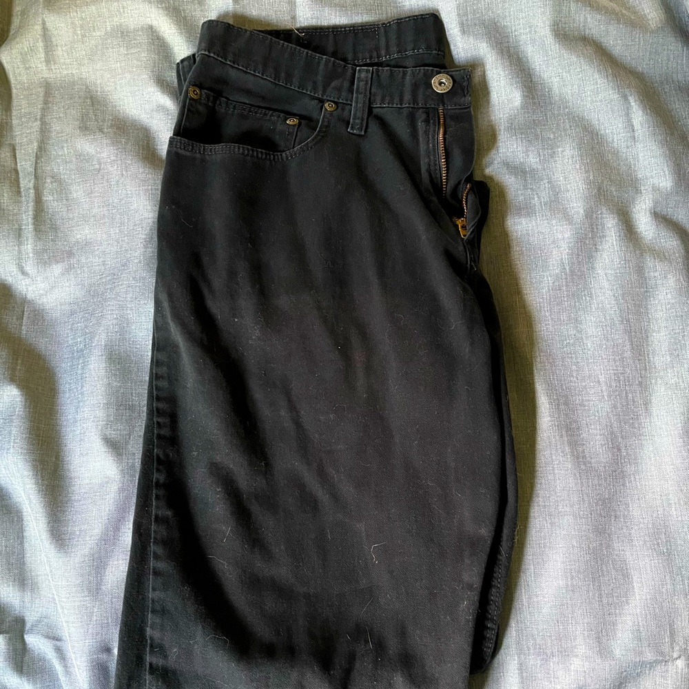 Wrangler men’s black jeans size 33X 30